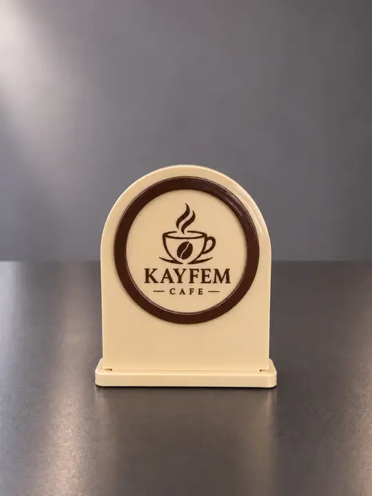 Kayfem Cafe markalı arka yüz